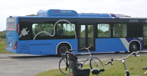 electric bus island of the monks